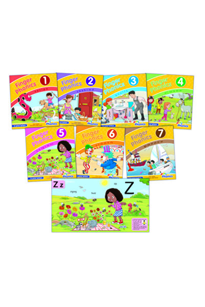 Jolly Learning Ltd Cărți de fonetică digitală 1-7: Litere tipărite (ediție en...