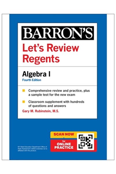 Barrons Education Series Să recapitulăm Regents: Algebră I, ediția a patra