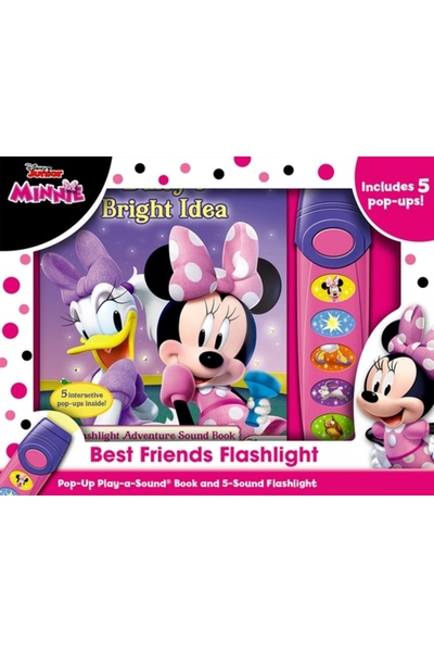 Phoenix Disney Minnie Mouse - Best Friends Pop-Up Sound Board Book and Flashlight - Pi Kids