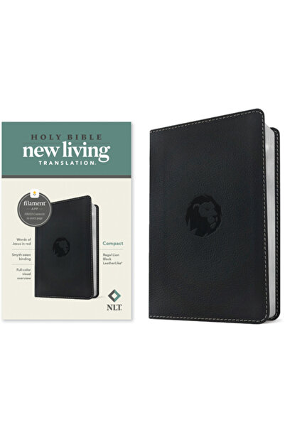 Tyndale House Publ Biblia compactă NLT, cu filament (text asemănător pielii, ...