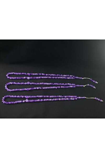 sarıyer silver Purple Colored Plastic 99 Beads Prayer Rosary Triple Bulk Pack 3 Pieces Blue 99 Beads Rosary