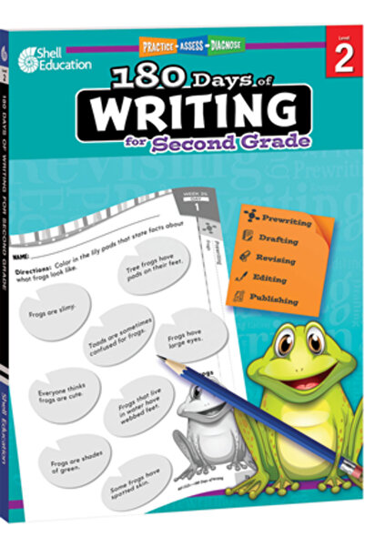 Shell Educ Pub 180 de zile de scriere pentru clasa a doua (Nivelul 2): ​​Exer...