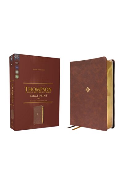 Zondervan Biblia Nkjv, Thompson Chain-Reference, caractere mari, Leathersoft,...