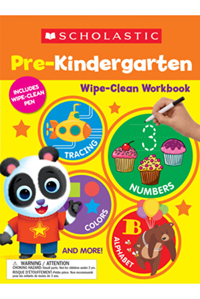 Scholastic Teaching Res Caiet de lucru Scholastic Pre-K cu curățare prin șter...