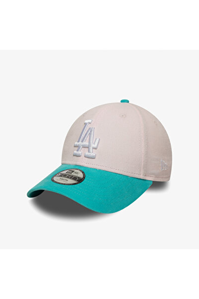 NEW ERA قبعة LA Dodgers MLB Cord Pastel للأطفال باللون الوردي