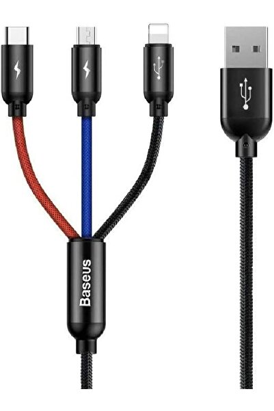 Generics Baseus 3-in-1 Short Charging Cable 30cm