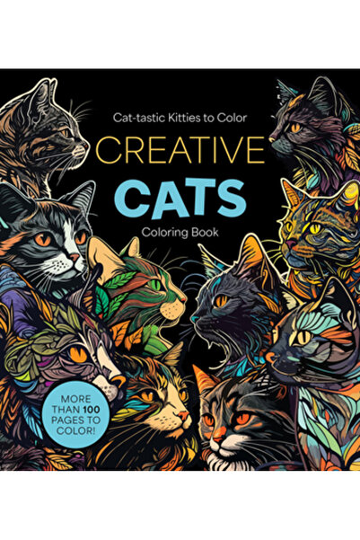 Chartwell Books Creative Cats Coloring Book: Cat-Tastic Kitties to Color - Mo...
