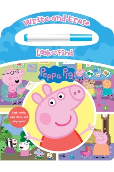 pi kids Purcelușa Peppa: Scrie și șterge, caută și găsește
