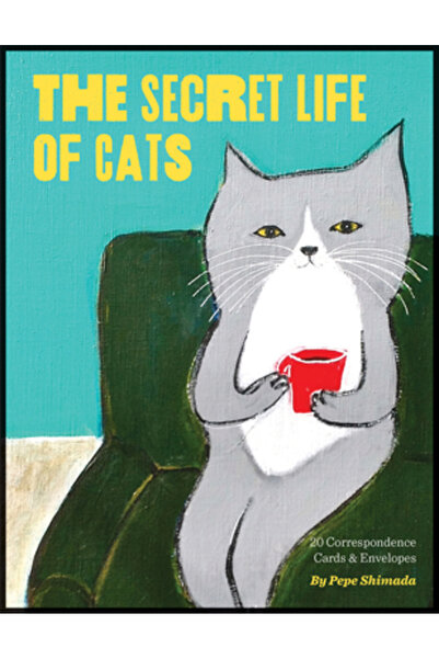 Chronicle Books Cărți poștale de corespondență Viața secretă a pisicilor: (că...