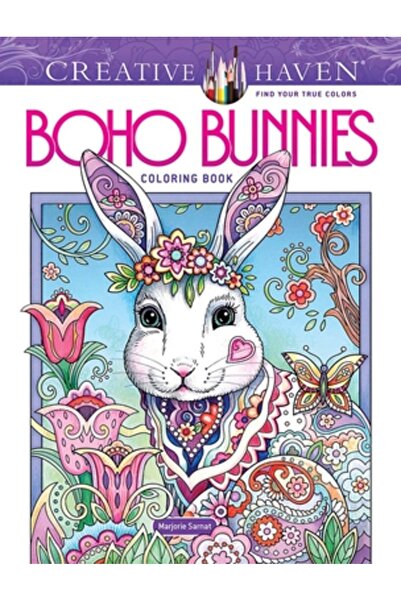 Dover Pubn Inc Carte de colorat Creative Haven cu iepurași boho