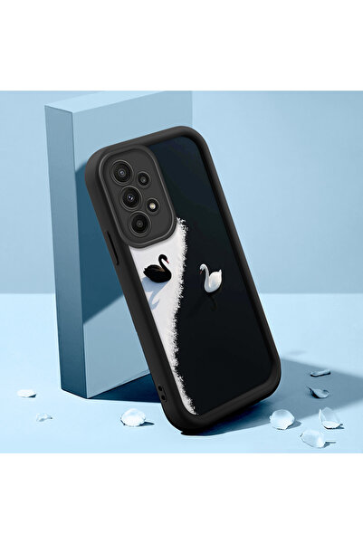 Hontinga حافظة هاتف من السيليكون الناعم متوافقة مع هاتف سامسونج جالاكسي A23 م...