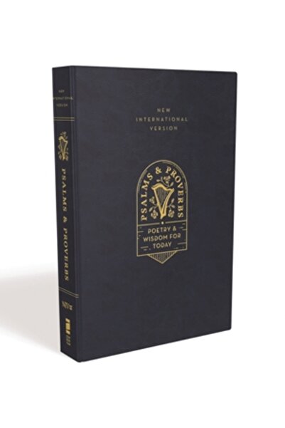 Zondervan Niv, Psalmi și Proverbe, Leathersoft Over Board, Bleumarin, Imprime...