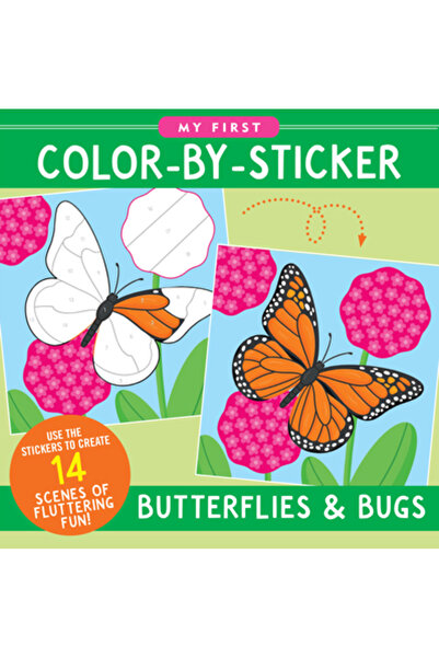 Peter Pauper Prima mea carte de colorat cu autocolante - Fluturi și insecte