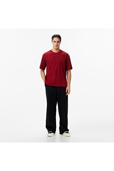 KARL KANI Signature Straight Leg Erkek Siyah Eşofman Altı