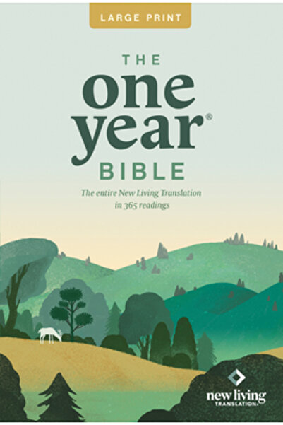 Tyndale House Publishers Biblia Premium Slimline de un an - NLT - cu caracter...