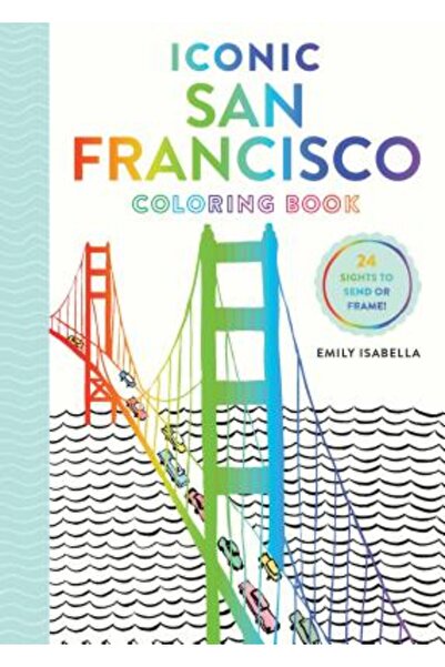 W W Norton & Co Inc Carte de colorat emblematică din San Francisco