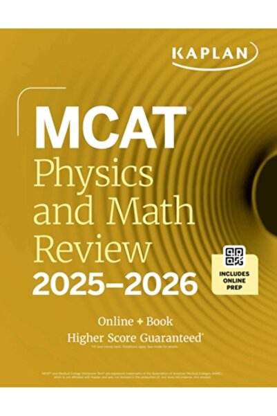 Kaplan Pub Recenzie MCAT Fizică și Matematică 2025-2026: Online + Carte