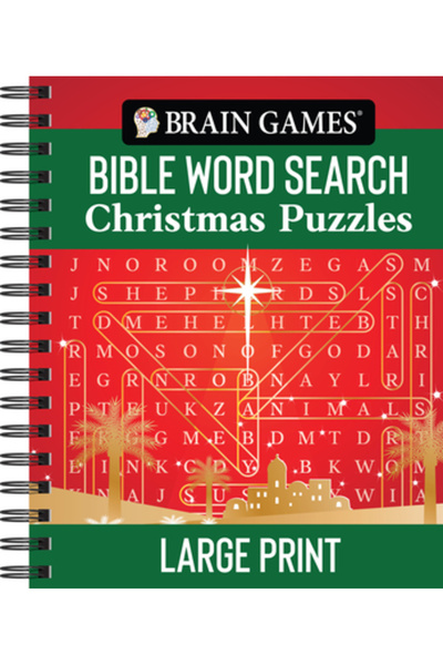 Pubn Intl Jocuri pentru creier - Căutare de cuvinte biblice: Puzzle-uri de Cr...