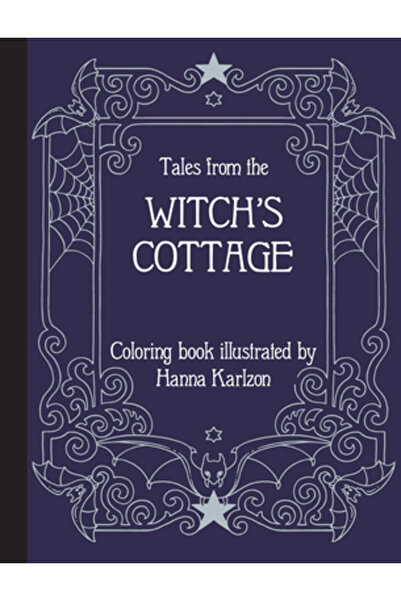 Gibbs Smith Pub Povești din căsuța vrăjitoarei: Carte de colorat