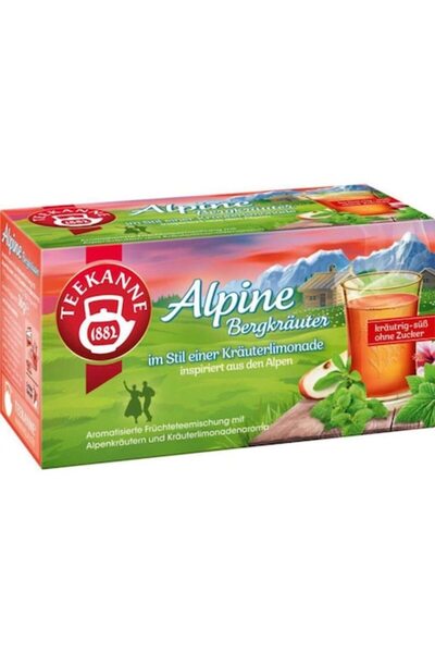 teekanne Fruit and herb tea, Teekanne, Alpine herbs, 36g