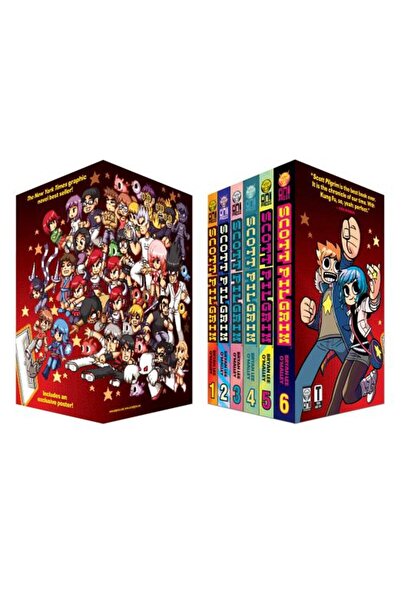 Oni Press Scott Pilgrim Set cu 6 volume [cu poster]