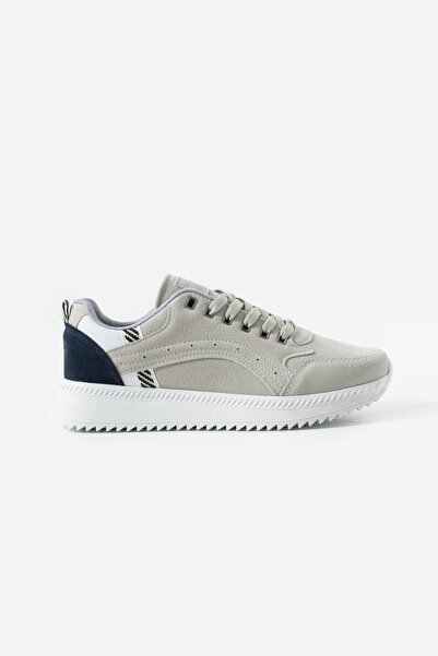 L.A Polo Ice white suede men's sneaker