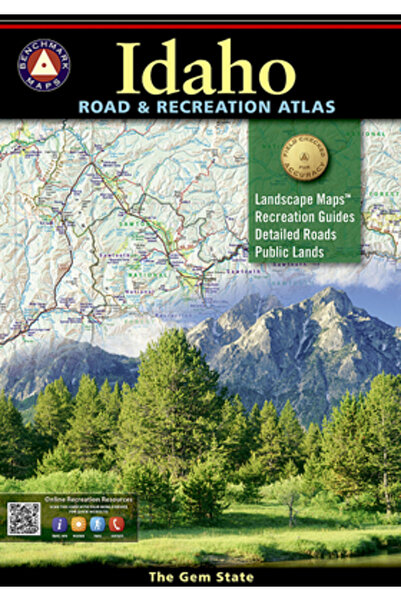Natl Geographic Maps Atlasul de drumuri și recreere din Idaho