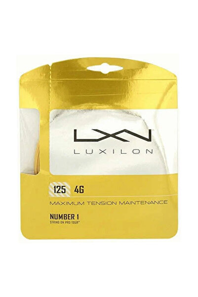 Luxilon 125 4G Raket Kordajı 1,25 mm. Kordaj Gold WRZ997110
