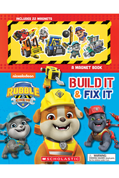 Scholastic Construiește și repară: O carte cu magneți (Rubble and Crew)