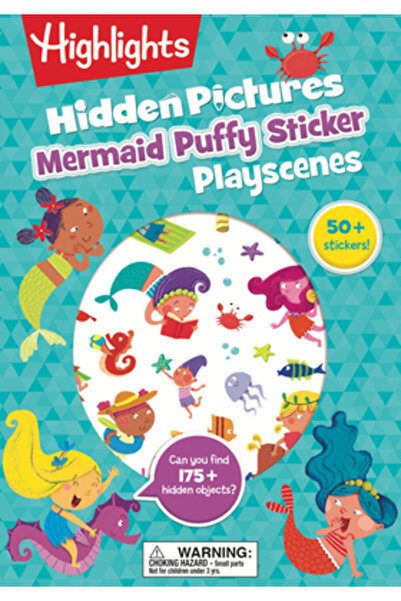 Highlights Pr Sirenă ascunsă cu imagini cu autocolante pufoase, scene de joacă