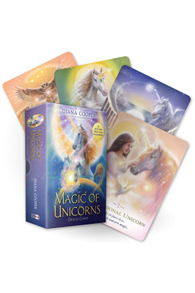 Hay House Cărțile Oracol Magia Unicornilor: Un pachet de 44 de cărți și un ghid