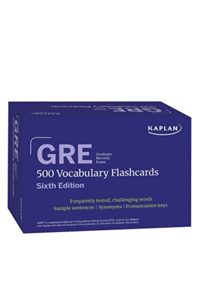 Kaplan Pub GRE Vocabulary Flashcards, Sixth Edition + Online Access to Review...