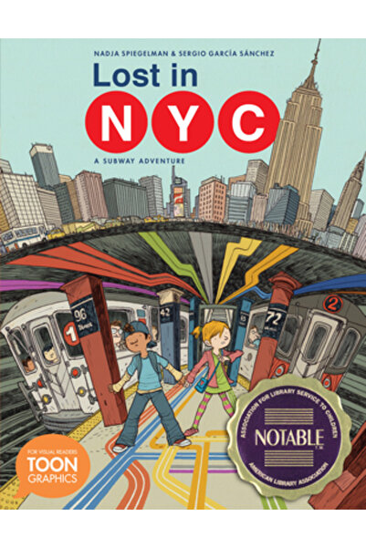 Toon Books Pierdut în New York: O aventură în metrou