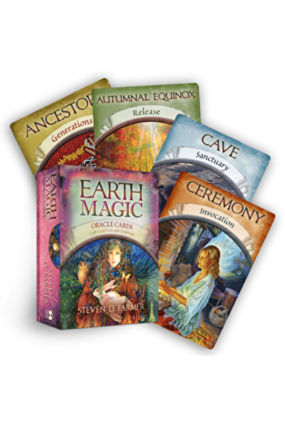 Hay House Cărți Oracol Magic Pământ: Un pachet de 48 de cărți și un ghid