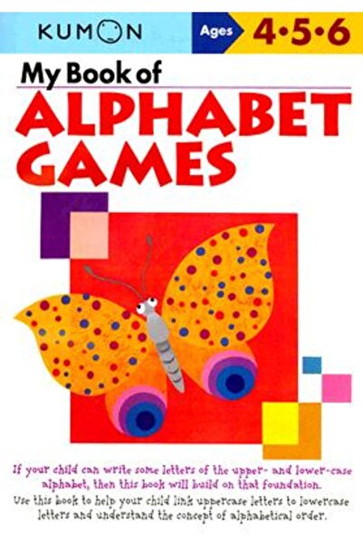 Kumon Publishing North America Cartea mea cu jocuri de alfabet Vârste 4, 5, 6...