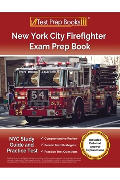 Test Prep Books Caiet de pregătire pentru examenul de pompieri din New York: ...