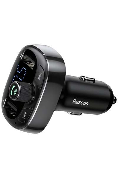 Baseus Modulator FM Bluetooth S-09, 2 x USB-A - 1 x microSD CCMT000301