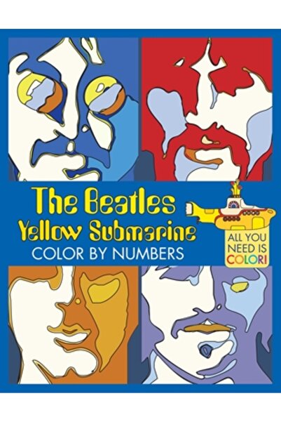 Insight Ed Colorează după numere cu un submarin galben al trupei Beatles