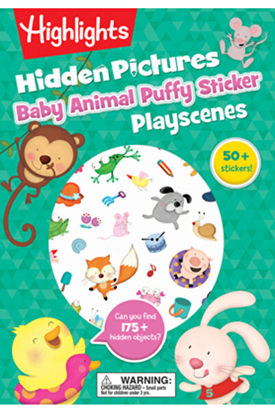 Highlights Pr Autocolante pufoase cu imagini ascunse cu animale mici, scene d...