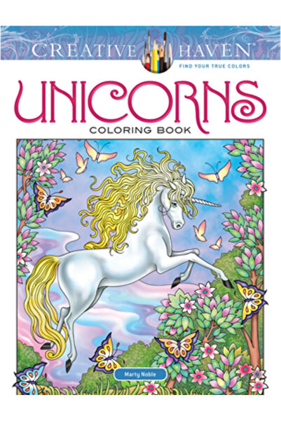 Dover Pubn Inc Carte de colorat cu unicorni Creative Haven