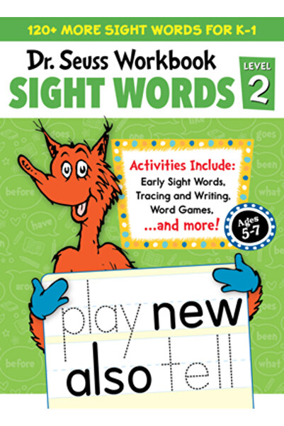 Bright Matter Books Caiet de lucru Dr. Seuss Cuvinte uzuale Nivelul 2: Un cai...