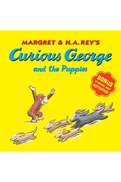 Houghton Mifflin Curious George and the Puppies (with Bonus Stickers and Audio)