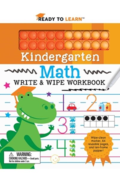 Silver Dolphin Books Caiet de lucru pentru matematică la grădiniță, gata de î...