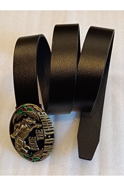 Butik Tülin Unisex Authentic Genuine Cowhide Leather Black Bronze Enamel Hors...