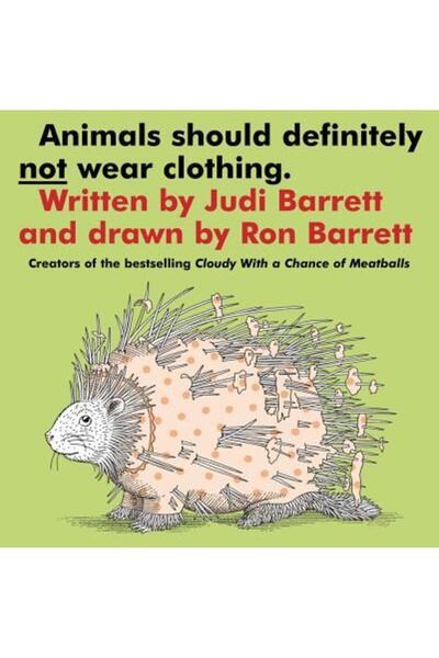 Aladdin Paperbacks % Ss Animalele nu ar trebui să poarte haine în niciun caz