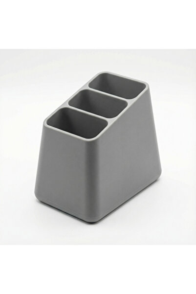 Decorstation 3 Gözlü Kumanda Tutucu Stand Gri | TV & Klima Kumandası Düzenley...