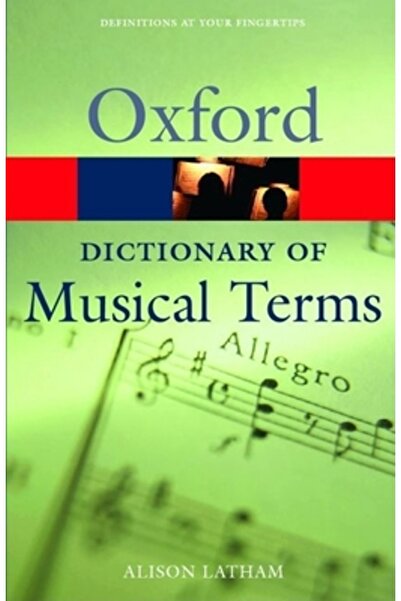 Oxford University Press, USA Dicționarul Oxford de termeni muzicali