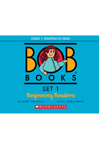 Scholastic Bob Books - Set 1: Beginning Readers Hardcover Bind-Up Phonics, Ages 4 and Up, Kindergarten (Stage 1