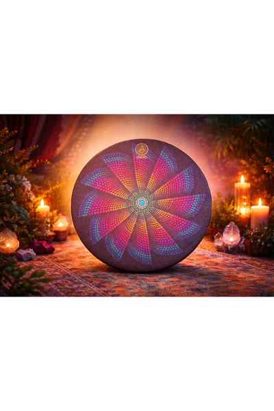 ARZEBA Sanatsal & Etnik Erbane – Renkli Mandala Çiçeği