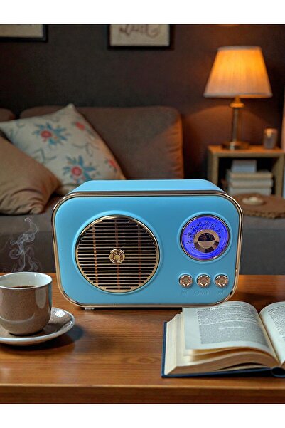 MUS10 Nostaljik Görünümlü Retro Radyo TF Kart Bluetooth USB FM Radyo Destekli...